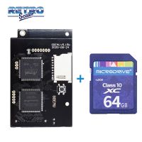 RetroScaler GDEMU 5.15b Optical Drive Simulation Board and SD Memory Card for DC Dreamcast Video Game Console