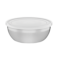 TRAMONTINA Freezinox Mixing Bowl with Plastic Lid - Ø 25 cm