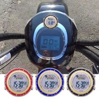 ✸ Motorcycle Watch StickOn Motorbike Digital Clocks Mount Watch Universal Handlebar Clock With Glowing Dial Motorbike Accessories