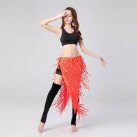 ❂☏✵ Belly Dance Waist Scarf Satin Tassel Stitching Tape Cloth Skirt Strap Lengthened Modal Triangle Waist Scarf Sexy Womens Dress