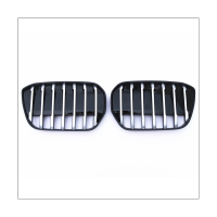 2Pcs Car Racing Grilles for BMW IX3 2022 Car Bumper Hood Mesh Air Vent Radiator Cover Grid Body Kit