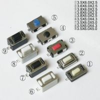 50PCS 4x6/3x6mm H 2.5mm 2Pin Tactile Push Button Switch Phone Button SMD Micro Momentary Switch PCB Mounting