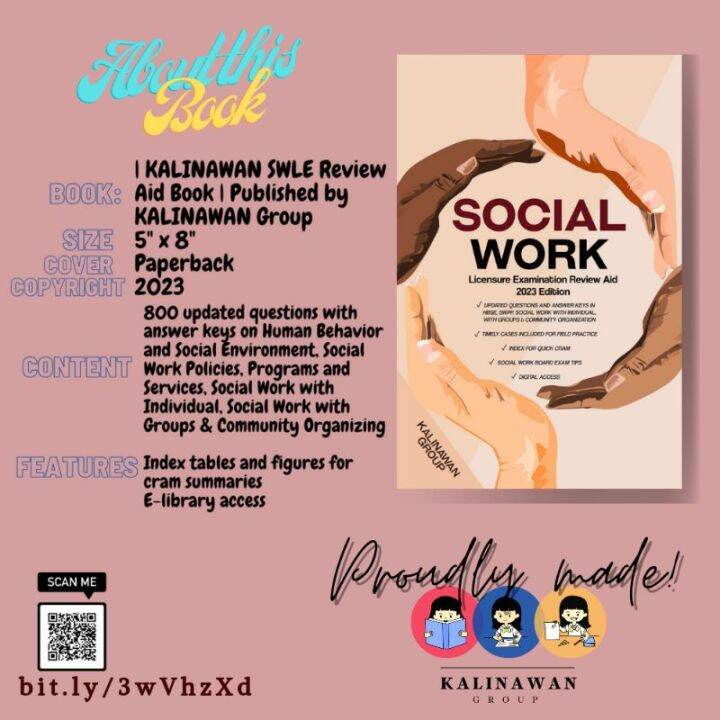 KALINAWAN GROUP Social Work Licensure Board Exam Reviewer SWLE LESW ...