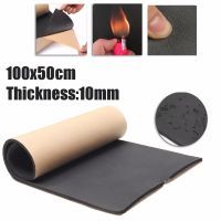 100*50cm Rubber Foam Self-adhesive Tape Car Sound Insulation Flame Retardant Damping Pad Indoor Sound-absorbing Heat-insulating Adhesives Tape