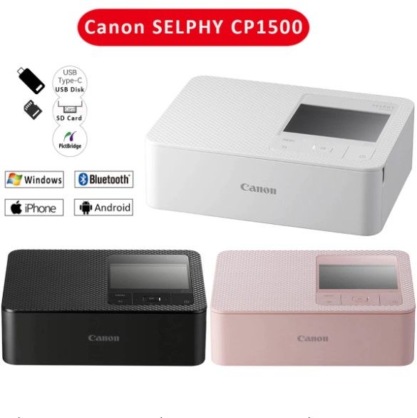 Canon Selphy Cp1500 Compact Photo Printer Lazada Ph 8036