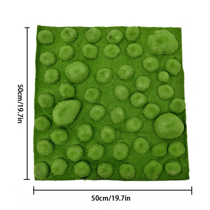 p5u7ม้วนสนามหญ้าใหม่50-100ซมพืชพรมมอสปลอมพรมติดผนังสนามหญ้าดอกเห็ดสวนภูมิทัศน์ตกแต่งงานแต่งงานเทศกาล