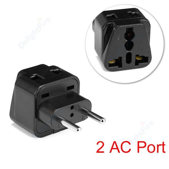 EU US AU UK To Brazil Israel Travel Adapter Power EU Electric Socket