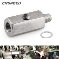 1/8 39; 39; BSPT Stainless Steel Oil Pressure Sensor Tee To NPT Adapter Turbo Feed Line Gauge T