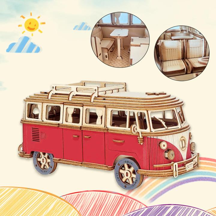 dolity-campervan-จิ๊กซอว์ตัวต่อเรียนรู้ปลูกฝังของเล่นเด็กสำหรับ1-2-3ปี