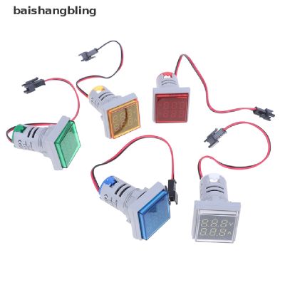 Bsbl เครื่องวัดแรงดันไฟฟ้าดิจิทัล Led โวลต์มิเตอร์ แอมมิเตอร์ Ac 60-500V 0-100A Bling