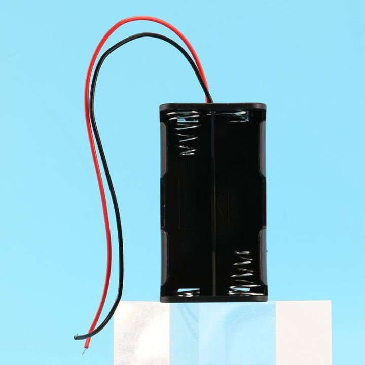 black-tow-layers-4-x-1-5v-aa-batteries-battery-holder-case-box-w-wire-leads