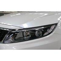 ฝาครอบกระจกรถยนต์สำหรับเปลี่ยนเลนส์ Lampu Depan Mobil สำหรับ Kia K5 Optima 2014 2015โป๊ะไฟแบบโปร่งใสฝาครอบบังแดดไฟส่องสว่าง