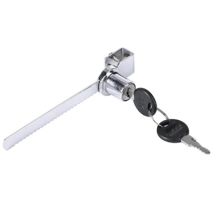 Key Sliding Window Glass Lock with Key for Mobile Showcase