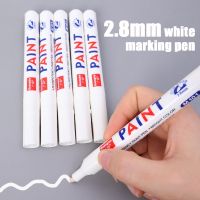 [Featured] ปากกามาร์กเกอร์ แบบแห้งเร็ว กันน้ํามัน สีขาว สําหรับวาดภาพกราฟฟิติ วาดภาพ มาร์กเกอร์ DIY 5211033ↂ۞