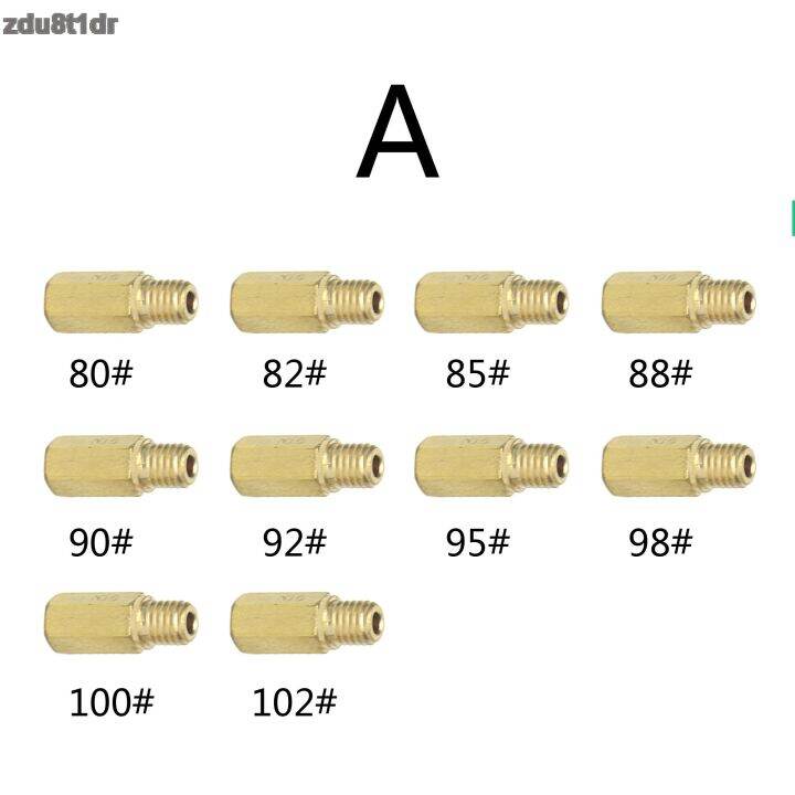 หัวฉีดหลัก10ชิ้นสำหรับเคฮินเอฟซีอาร์-oko-koso-หัวฉีดรถจักรยานยนต์คาร์บูเรเตอร์พีดับเบิลยูเค-pe-แพ็ค-zdu8t1dr-ชิ้น