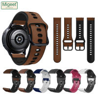 Migeet สายนาฬิกาสายรัดข้อมือสำหรับ Samsung Galaxy Watch 3 4 5สายรัดข้อมือโลหะย้อนกลับสายสำรองสากลสำหรับ Samsung Galaxy Watch Active