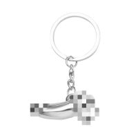 【CW】✉❒✶  Male Sex Organ Keychain Metal Motorcycle Car Fashion Keyrings Decorations