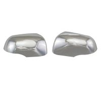 Car Chrome Silver Rearview Side Glass Mirror Cover Trim Rear Mirror Covers Shell for Picanto Morning 2014-2018