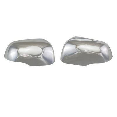 Car Chrome Silver Rearview Side Glass Mirror Cover Trim Rear Mirror Covers Shell for Kia Picanto Morning 2014-2018