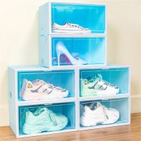 Transparent Boxes Shoes Egg Holder Folding Shelf Bedroom Shoe Organizer Sneaker Closets