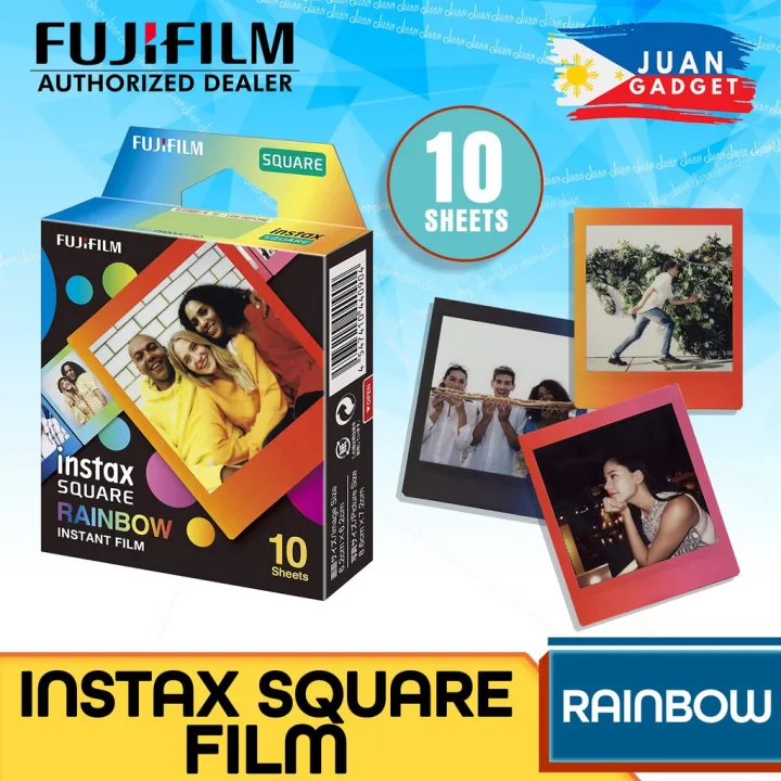 Fujifilm Instax Square Film Rainbow (10 Pack) main image 1