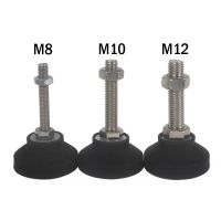 M8/M10/M12 Adjustable Lathe Leg Thread Type Adjustable Levelling Feet Swivel Base Articulating Leveling leg Furniture Glide Pad