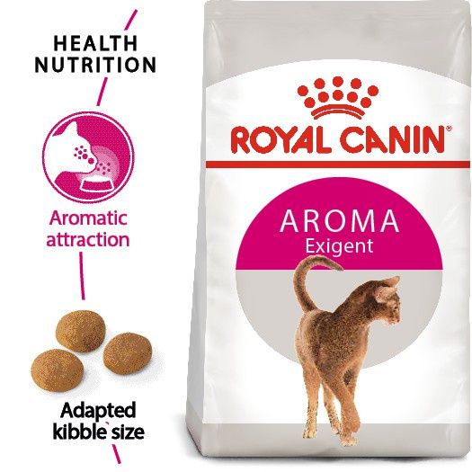 หมดกังวน-จัดส่งฟรี-royal-canin-exigent-aromatic-อาหารแมวโต-แมวกินอาหารยาก-เลือกกิน-ชอบกลิ่นหอม-อาหารแมว-ขนาด-2-kg-และ-4-kg-บริการเก็บเงินปลายทาง