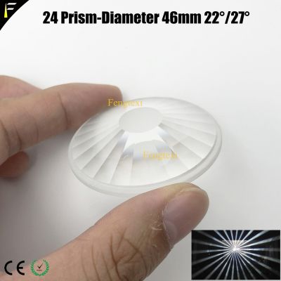 Diameter 46mm 200W230W Beam Light 16/24 Prism with 22 27 Degree Prism Beam Light General Big Angle Prism Spare Parts