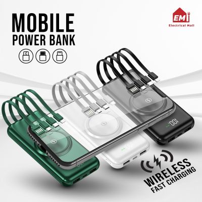 ABL พาวเวอร์แบงค์ไร้สาย 10000mAh powerbank wireless พกพาสะดวก Fast Charger ชาร์จเร็ว ชาร์จได้หลายครั้ง ทนทาน คุณภาพดี