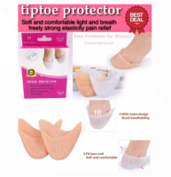 tiptoe protector ซิลิโคนกันหน้าเท้าลดปวด ลดอาการเจ็บด้านหน้าของเท้า