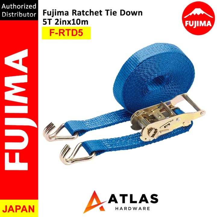 ☬Fujima Ratchet Tie Down 5T 2inx10m F-RTD5♛ | Lazada PH