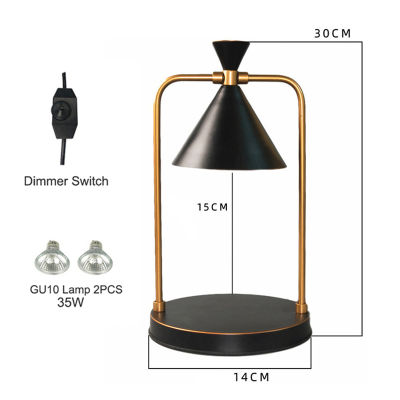 Electric Candle Warmers Lamp for Yankee Candle Metal Oil Burner Aromatherapy Lamps Christmas gift Table Lamp For Home Office