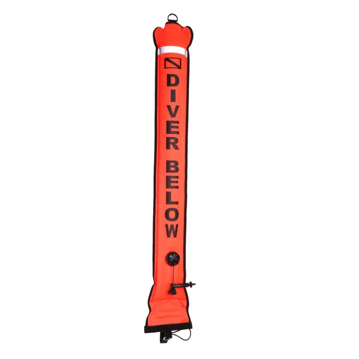 LazaraHome 5' Scuba Diving Surface Marker Buoy SMB Safe Float Sausage
