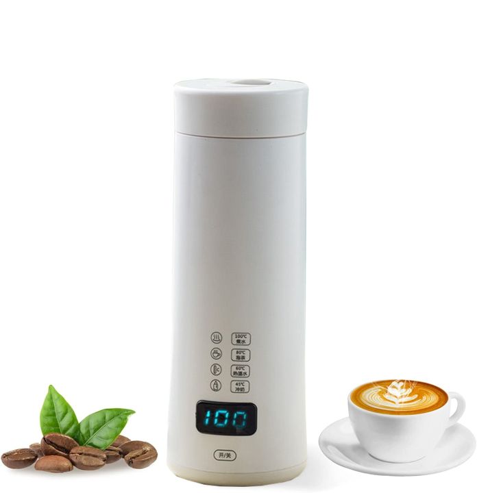 กาต้มน้ำไฟฟ้าพกพาถ้วยน้ำร้อนเครื่องทำกาแฟขนาด220v-รักษาความอบอุ่นกระติกน้ำสำหรับเดินทางได้กาแฟหม้อต้มน้ำห้องครัว