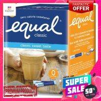 อิควลสารให้ความหวาน 1ก.x100ซองEQUAL NATUREAL PASTE OF SUGAR MINUS 100 SACHETS