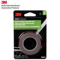 3M Super Strength Molding Tape, 03615, 7/8 In X 5 Ft [Made In Usa] 3เอ็ม เทปกาวสำหรับอุปกรณ์ตกแต่งรถยนต์ 03615 ขนาด 7/8 นิ้ว x 5 ฟุต