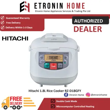 HITACHI RICE COOKER RZ-D18GFY W