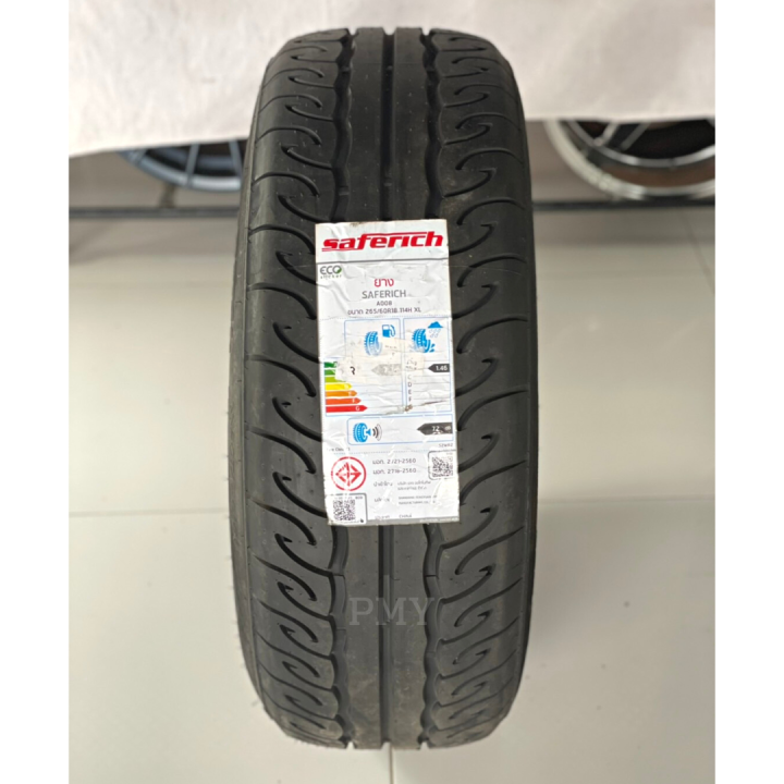 265-60r18-ยางรถยนต์-ยี่ห้อ-saferich-รุ่น-a008-ล็อตผลิตใหม่ปี22-ราคาต่อ1เส้น-ยางแต่งซิ่ง-รุ่ยยอดนิยม