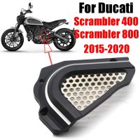 รถจักรยานยนต์เครื่องยนต์เฟืองหน้าโซ่ปกยามป้องกันสำหรับ Ducati Scrambler 400 800 2015 - 2020 2017 2018 2019อุปกรณ์เสริม