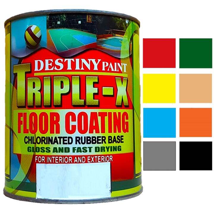 Destiny Triple X Chlorinated Rubber Based Floor and Wall Coating