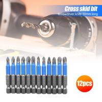 12pcs/set Magnetic Screwdriver S2 Steel Electric Screw Driver Bits Screwdriver Drill Bit PZ1, PZ2, PZ3, PH1, PH2, PH3