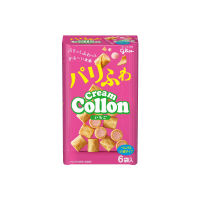 ขนมนำเข้าจากญี่ปุ่น GLICO Cream Collon Strawberry 13.5g 1กล่องมี 6 ห่อ