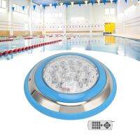 ไฟ LED Simming Pool Light ไฟใต้น้ำ AC12V RGB High‑Power 18-Key รีโมทคอนโทรล Submersible