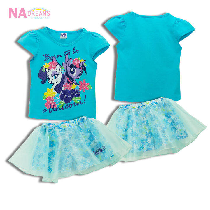 my-little-pony-ชุดเซ็ทเด็ก-เสื้อ-กางเกง-ลายการ์ตูนโพนี่-my-little-pony-จาก-nadreams-ผ้าคอตตอน-รุ่นเด็กเล็ก