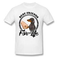 Funny Best Friend Dachshund Dog T Shirts Graphic Cotton Streetwear Short Sleeve Birthday Gifts Summer Style T shirt Mens XS-6XL