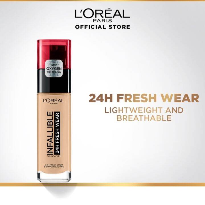 LOreal Paris Infallible 24HR Fresh Wear Matte Liquid Foundation | Lazada PH