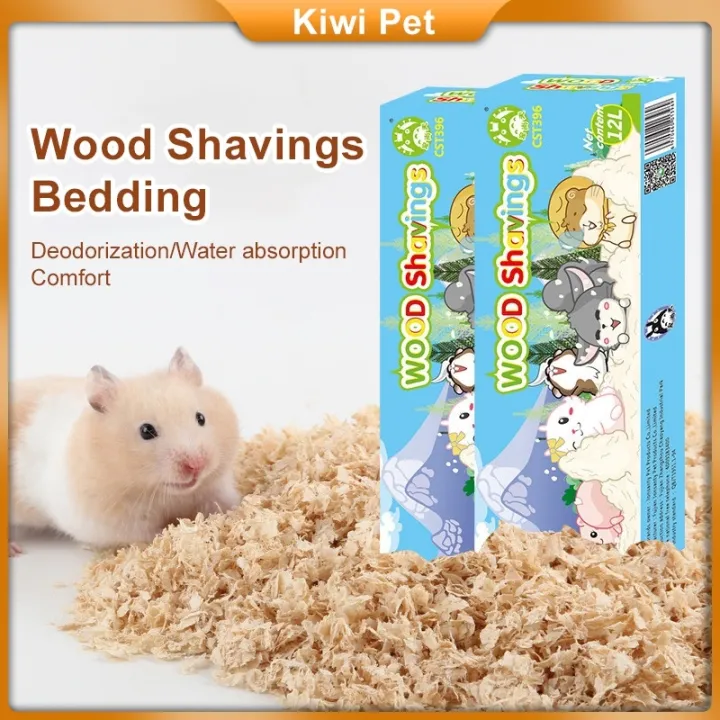 Hamsters Wood Shavings Bedding 12L / 1kg Pack Small Pet Animal Squirrel