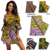 Ankara Wax Fabric 2023 High Quality African Wax Print Fabric 100% Cotton Soft African Guaranteed Veritable Real Wax For Dresses