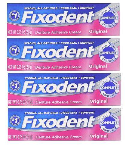 Fixodent Complete Original Denture Adhesive Cream, 0.75 oz