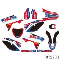 for Honda CRF250 R 2018 2019 2020 2021 CRF450 R 2017 2018 2019 2020 Full Graphics Decals Stickers Motorcycle Background